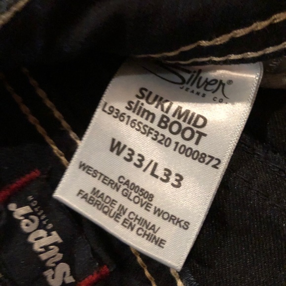 Silver Jeans Suki 33/33 - Picture 3 of 3